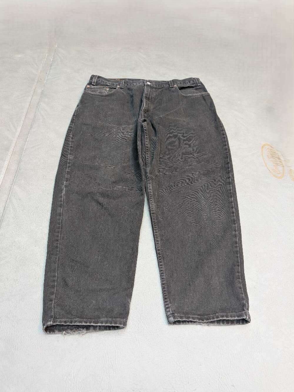 Vintage Levis 560 Black Loose Tapered Jeans W40 L30 Baggy Y2K Streetwear Skater